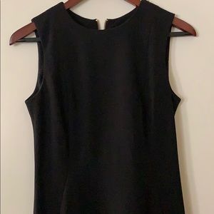 Calvin klein midi black dress sz 4
